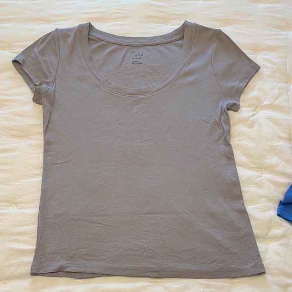 Lot A New Day ribbed tops short long sleeve Women's Assorted Color Tops Set - Picture 6 of 10